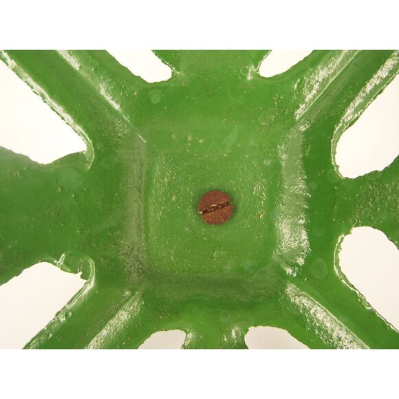 Vintage Green Cast Iron 11x11 German Christmas Tree Stand - Picture 14 of 14